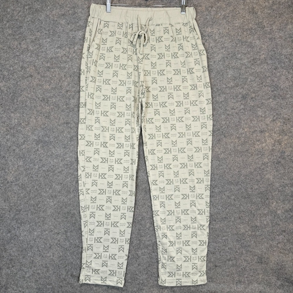 Maison Kitsune Lounge Pants Mens Large Eva Air Limited Edition Pajama Paris